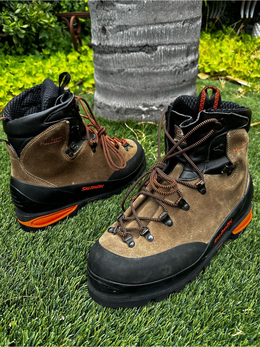 Salomon Super Mountain 9 Mountaineering Mens Size 11.5 Ice Tree Climbing Boots